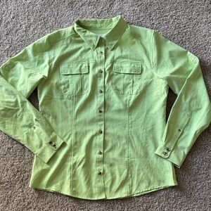 Gander Mountain Guide Series Light Green Button-Up Shirt
